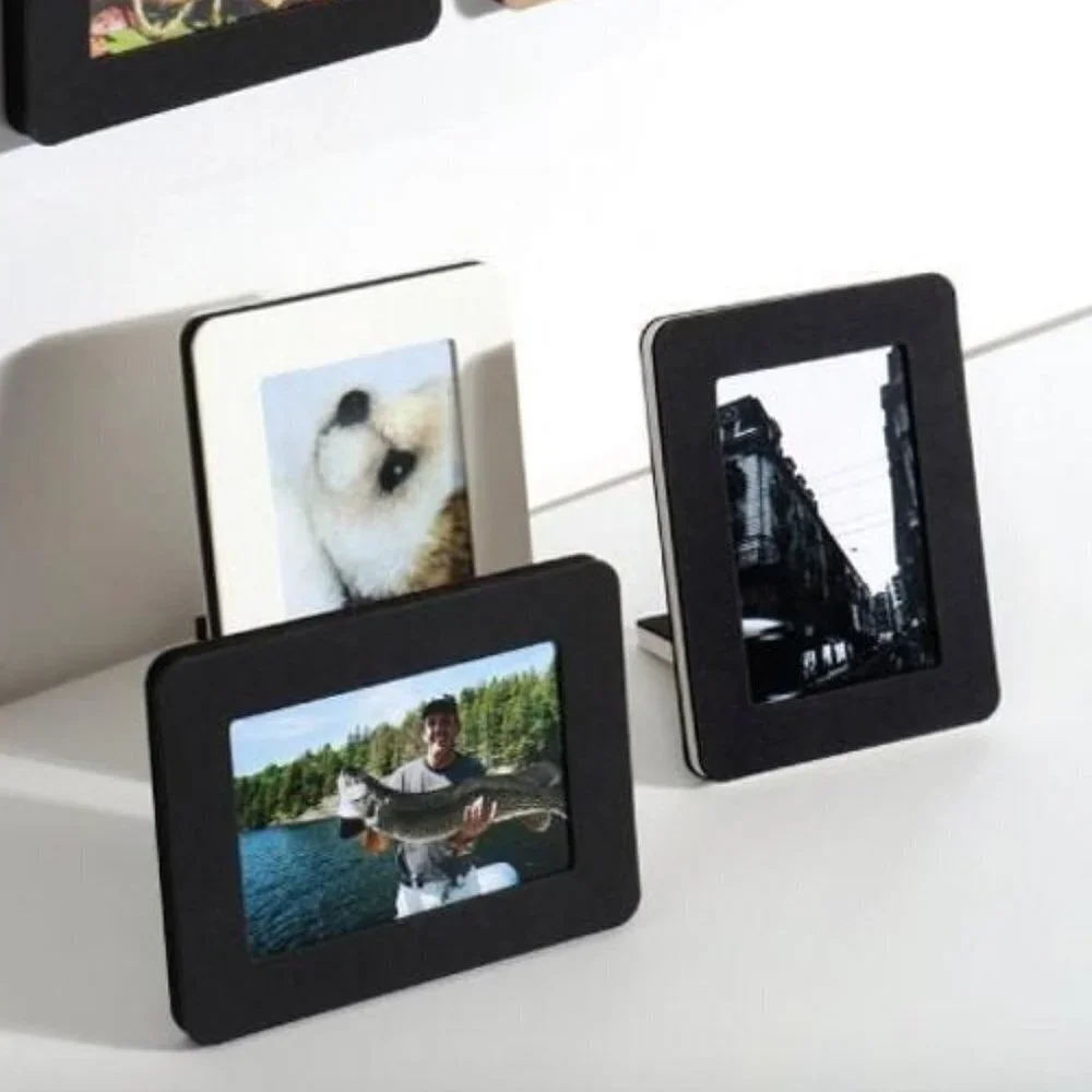 Black Felt Polaroid Photo Frame
